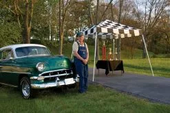 ShelterLogic Pop-Up Canopy HD® Slant - 10-ft X 10-ft - Checkered