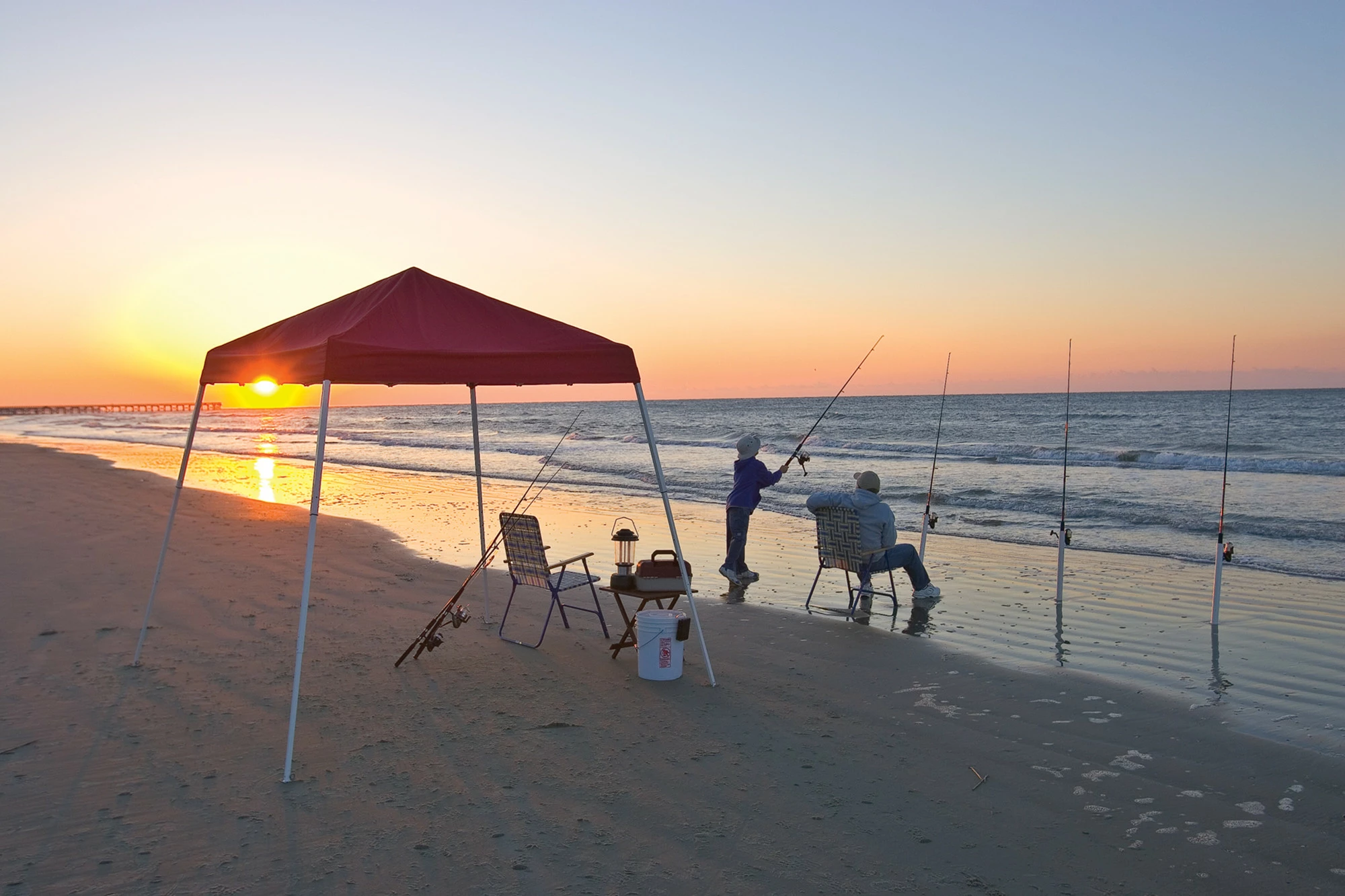 ShelterLogic Pop-Up Canopy HD® Slant Leg - 8-ft X 8-ft - Red 4 ShelterLogic Pop-Up Canopy HD® Slant Leg - 8-ft X 8-ft - Red - Image 2
