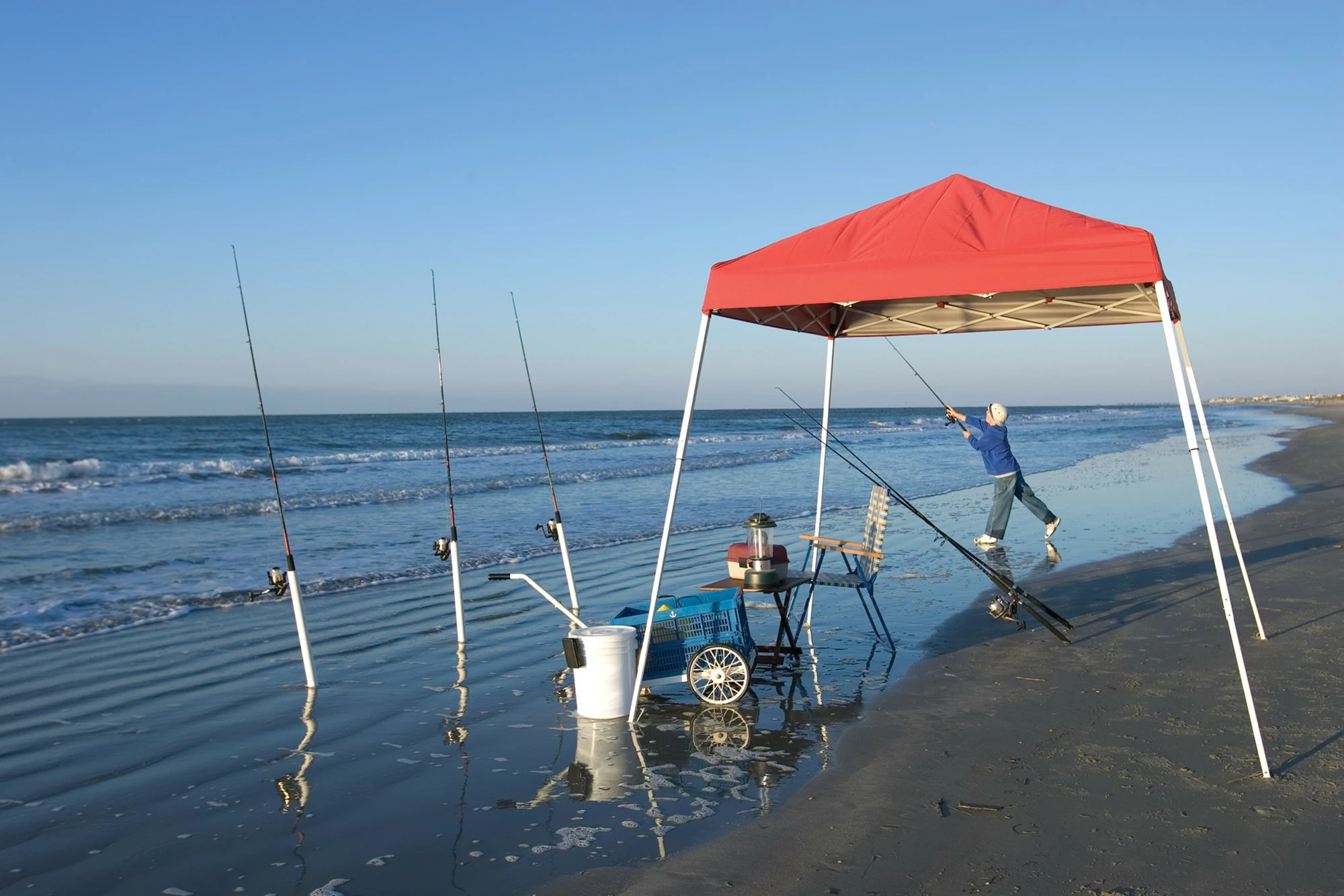 ShelterLogic Pop-Up Canopy HD® Slant Leg - 8-ft X 8-ft - Red 5 ShelterLogic Pop-Up Canopy HD® Slant Leg - 8-ft X 8-ft - Red - Image 3