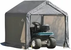 ShelterLogic Shed-in-a-Box® Storage Shelter - 6-ft X 6-ft - Grey