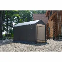 ShelterLogic Shed-in-a-Box Storage Shelter 6 X 10 X 6.5 Ft Gray -ShelterLogic Sales 330034144 AlternateImage3