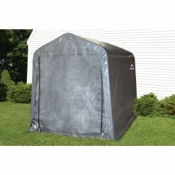 ShelterLogic Shed-in-a-Box Storage Shelter 6 X 10 X 6.5 Ft Gray