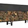 ShelterLogic Heavy Duty Firewood Rack With Cover - 12-ft - Black -ShelterLogic Sales 330034148 MainImage 001
