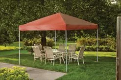 ShelterLogic Pop-Up Canopy HD® Straight Leg - 10-ft X 10-ft - Terracotta 7 ShelterLogic Pop-Up Canopy HD® Straight Leg - 10-ft X 10-ft - Terracotta -ShelterLogic Sales 330034607 AlternateImage2