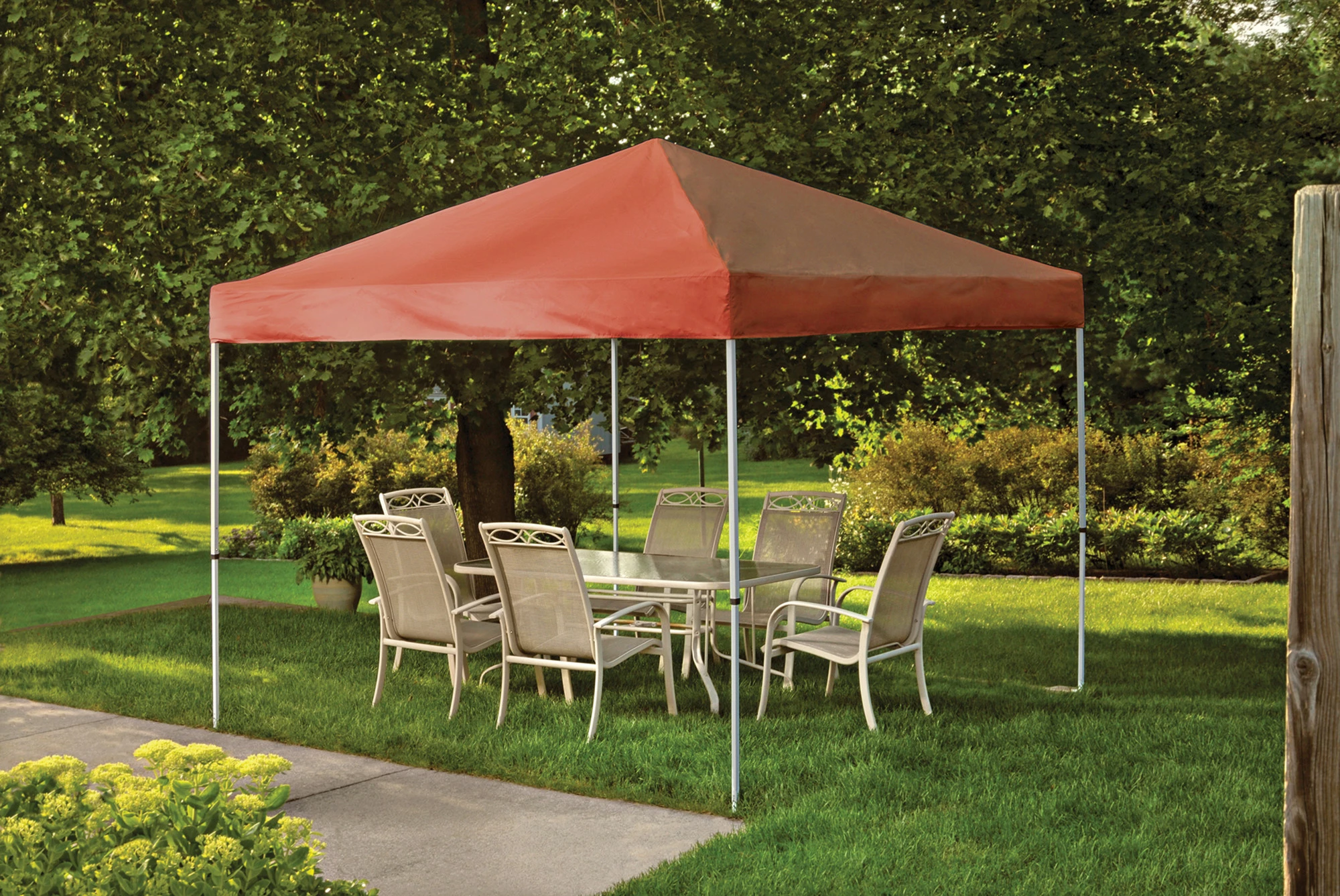 ShelterLogic Pop-Up Canopy HD® Straight Leg - 10-ft X 10-ft - Terracotta 5 ShelterLogic Pop-Up Canopy HD® Straight Leg - 10-ft X 10-ft - Terracotta - Image 3