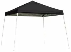 ShelterLogic Pop-Up Canopy HD® Slant Leg - 12-ft X 12-ft - Black -ShelterLogic Sales 330034610 MainImage 001