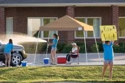 ShelterLogic Pop-Up Canopy HD® Slant Leg - 10-ft X 10-ft - Bronze