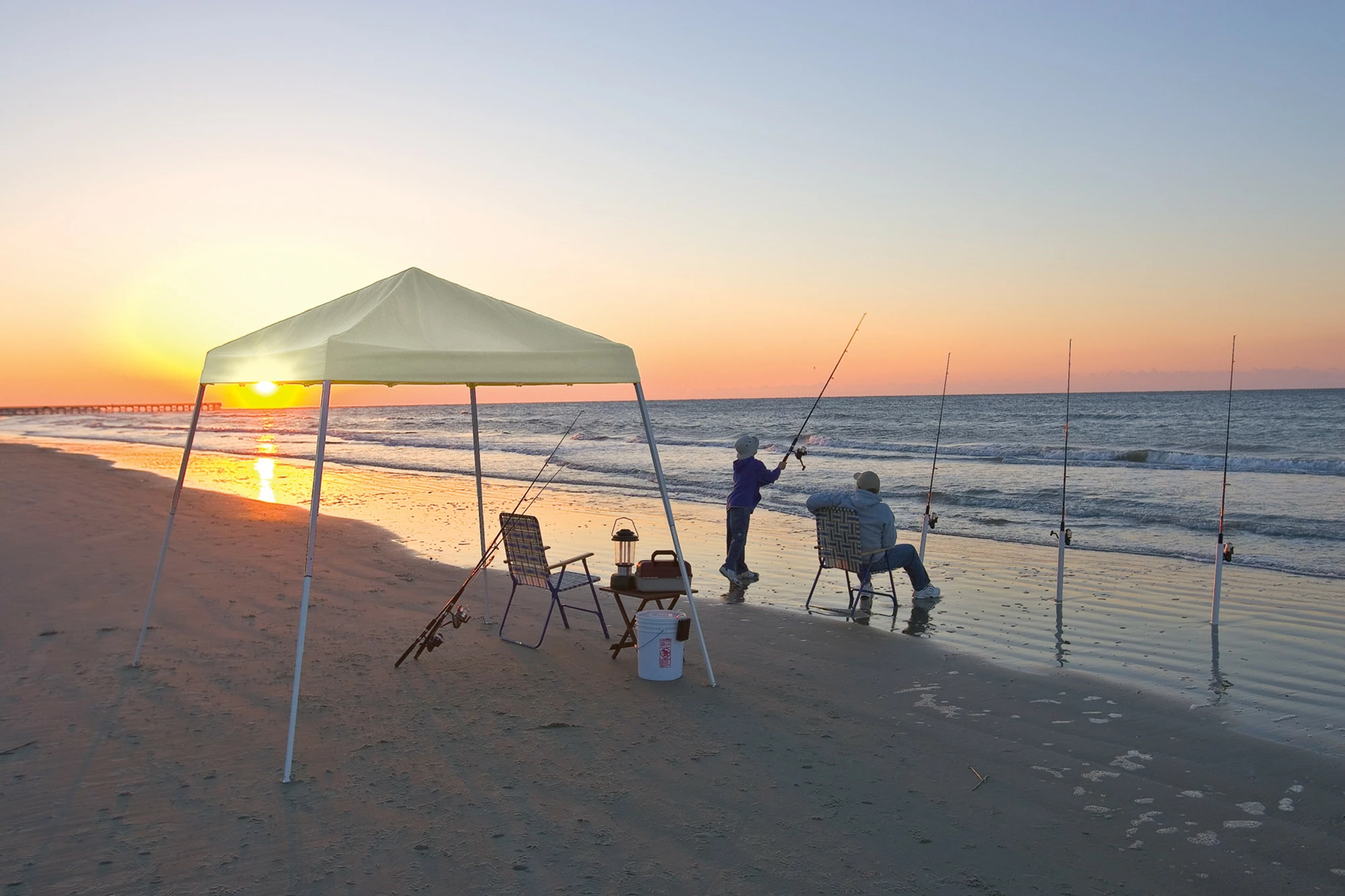 ShelterLogic Pop-Up Canopy HD® Slant Leg - 8-ft X 8-ft - White 5 ShelterLogic Pop-Up Canopy HD® Slant Leg - 8-ft X 8-ft - White - Image 3