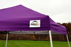 ShelterLogic Pop-Up Canopy HD® Slant Leg - 12-ft X 12-ft - Purple