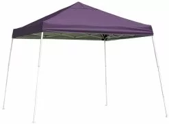 ShelterLogic Pop-Up Canopy HD® Slant Leg - 12-ft X 12-ft - Purple -ShelterLogic Sales 330034621 MainImage 001