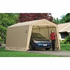 ShelterLogic AutoShelter 10 X 15 Ft. Instant Garage In Brown- Tan -ShelterLogic Sales 330034623 AlternateImage2