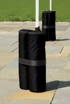 ShelterLogic Canopy Anchor Bag For Pop-Up Canopy - 4 PK - Black