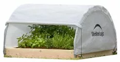 ShelterLogic GrowIT® Raised Round Greenhouse - 4-ft X 4-ft - Grey -ShelterLogic Sales 330034630 MainImage 001