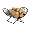 ShelterLogic Classic Decorative Steel Firewood Rack Black -ShelterLogic Sales 330034636 MainImage 001