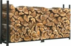 ShelterLogic Ultra Duty Firewood Rack - Black