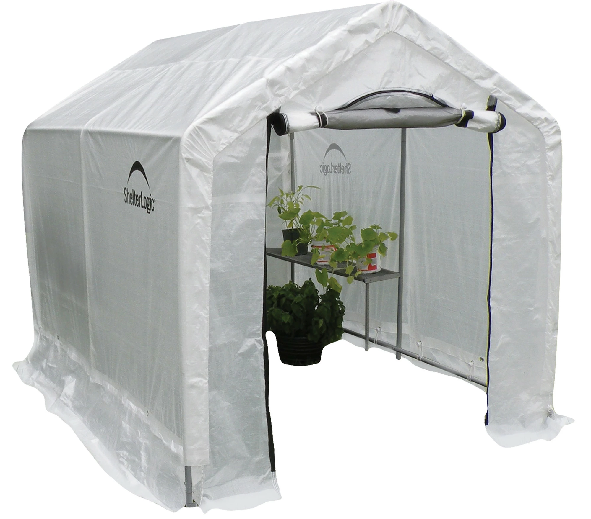 ShelterLogic GrowIT® Outdoor Greenhouse - 6-ft X 8-ft - Grey 3 ShelterLogic GrowIT® Outdoor Greenhouse - 6-ft X 8-ft - Grey