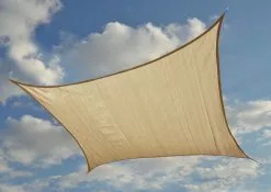 ShelterLogic Outdoor Shade Sail Square - 12-ft X 12-ft - Sand 12 ShelterLogic Outdoor Shade Sail Square - 12-ft X 12-ft - Sand -ShelterLogic Sales 330035251 AlternateImage2