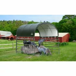 ShelterLogic Corral Shelter Livestock Shade 10x10 Ft Green -ShelterLogic Sales 330736773 AlternateImage3