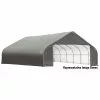 ShelterLogic ShelterCoat 28 X 28 Ft Garage Peak Gray STD