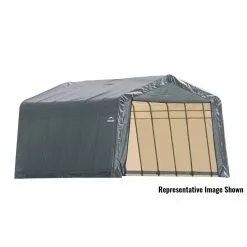 ShelterLogic ShelterCoat 13 X 28 Ft Garage Peak Gray STD -ShelterLogic Sales 330736890 AlternateImage1