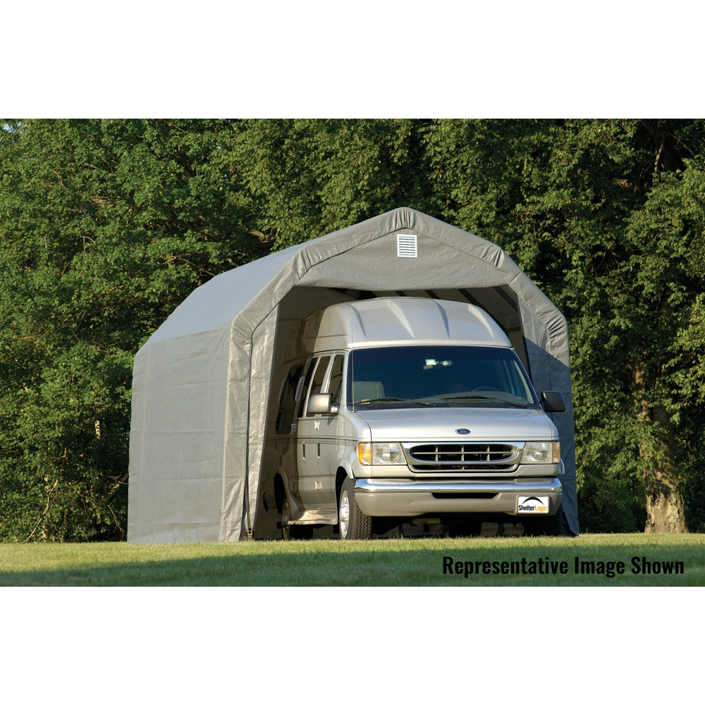 ShelterLogic ShelterCoat 15 X 28 Ft Garage Peak Gray STD 6 ShelterLogic ShelterCoat 15 X 28 Ft Garage Peak Gray STD - Image 4