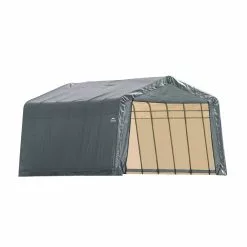 ShelterLogic ShelterCoat 12 X 24 Ft Garage Peak Gray STD -ShelterLogic Sales 330736947 AlternateImage1