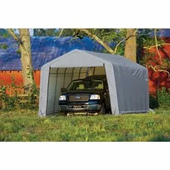 ShelterLogic ShelterCoat 12 X 24 Ft Garage Peak Gray STD -ShelterLogic Sales 330736947 AlternateImage2