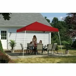 ShelterLogic Pop-Up Canopy HD - Slant Leg 12 X 12 Ft Red
