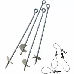 ShelterLogic ShelterAuger Earth Anchors 30 In 4-Pack
