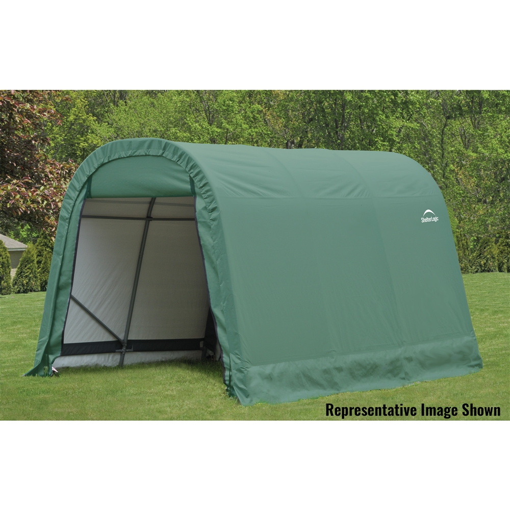 ShelterLogic ShelterCoat 8 X 16 Ft Garage Round Green STD 4 ShelterLogic ShelterCoat 8 X 16 Ft Garage Round Green STD - Image 2