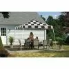 ShelterLogic Pop-Up Canopy HD-Slant Leg 12x12 Ft Checkered Flag