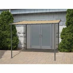 ShelterLogic Solano Gazebo Canopy Cover - 10 Ft X 6 Ft - Tan