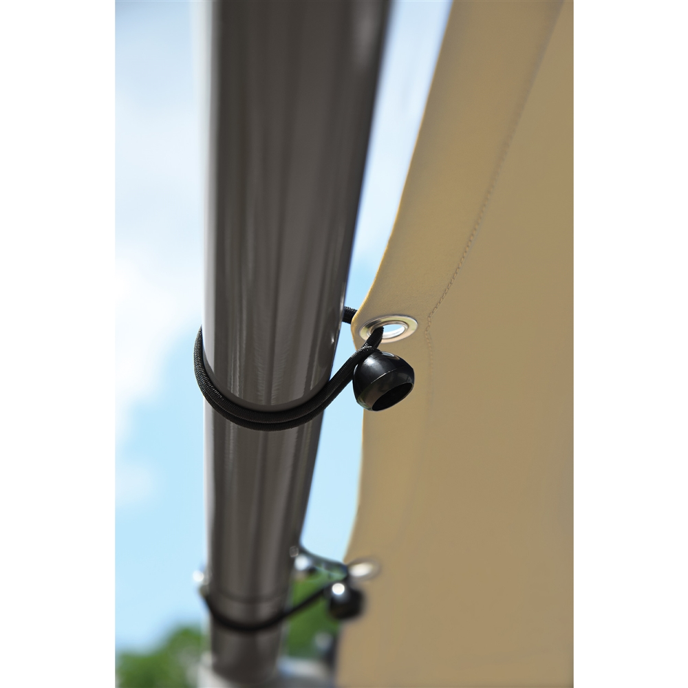 ShelterLogic Solano Gazebo Canopy Cover - 10 Ft X 6 Ft - Tan 4 ShelterLogic Solano Gazebo Canopy Cover - 10 Ft X 6 Ft - Tan - Image 3