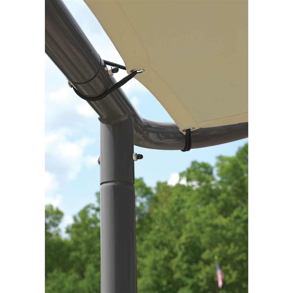 ShelterLogic Solano Gazebo Canopy Cover - 10 Ft X 6 Ft - Tan 8 ShelterLogic Solano Gazebo Canopy Cover - 10 Ft X 6 Ft - Tan - Image 7