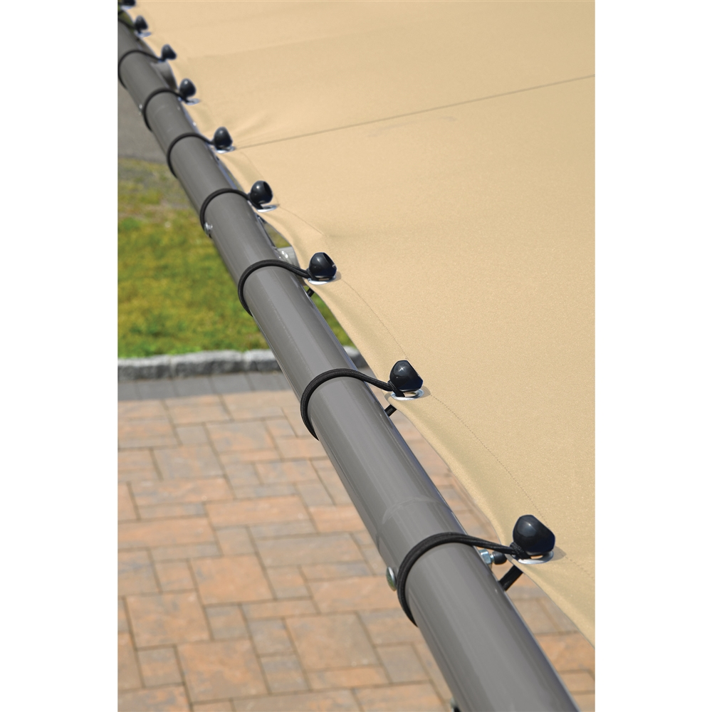 ShelterLogic Solano Gazebo Canopy Cover - 10 Ft X 6 Ft - Tan 3 ShelterLogic Solano Gazebo Canopy Cover - 10 Ft X 6 Ft - Tan - Image 2