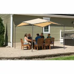 ShelterLogic Pacifica Gazebo With Cover - 10 Ft X 10 Ft - Charcoal/Marzipan Tan -ShelterLogic Sales 330737084 AlternateImage2