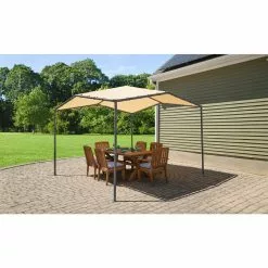 ShelterLogic Pacifica Gazebo With Cover - 10 Ft X 10 Ft - Charcoal/Marzipan Tan -ShelterLogic Sales 330737084 AlternateImage3
