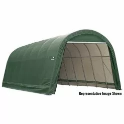 ShelterLogic ShelterCoat 15 X 28 Ft Garage Round Green STD 14 ShelterLogic ShelterCoat 15 X 28 Ft Garage Round Green STD -ShelterLogic Sales 330737090 MainImage 001