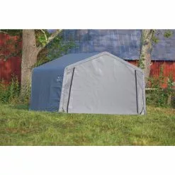 ShelterLogic Shed-in-a-Box Storage Shelter 12 X 12 X 8 Ft Gray -ShelterLogic Sales 330737120 AlternateImage2