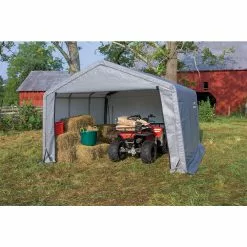 ShelterLogic Shed-in-a-Box Storage Shelter 12 X 12 X 8 Ft Gray -ShelterLogic Sales 330737120 AlternateImage8