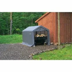 ShelterLogic Shed-in-a-Box Storage Shelter 6 X 12 X 8 Ft Gray -ShelterLogic Sales 330737122 AlternateImage7