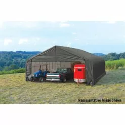 ShelterLogic ShelterCoat 28 X 20 Ft Garage Peak Gray STD -ShelterLogic Sales 330737131 AlternateImage3