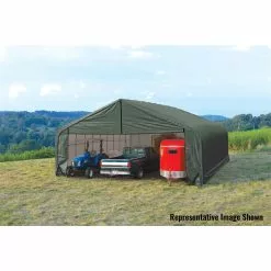 ShelterLogic ShelterCoat 28 X 20 Ft Garage Peak Green STD -ShelterLogic Sales 330737136 AlternateImage2