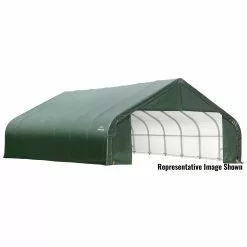 ShelterLogic ShelterCoat 28 X 20 Ft Garage Peak Green STD