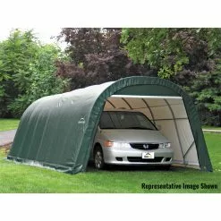 ShelterLogic ShelterCoat 13 X 28 Ft Garage Round Green STD -ShelterLogic Sales 330737156 AlternateImage2