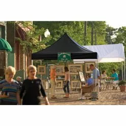 ShelterLogic Pop-Up Canopy HD - Straight Leg 10 X 10 Ft Black -ShelterLogic Sales 330737165 AlternateImage3