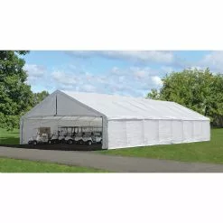 ShelterLogic UltraMax 30-ft X 50-ft White Canopy Enclosure Kit
