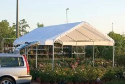 ShelterLogic SuperMax 10-ft X 20-ft White Canopy Replacement Top