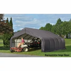 ShelterLogic ShelterCoat 18 X 24 Ft Garage Peak Gray STD -ShelterLogic Sales 330737228 AlternateImage2