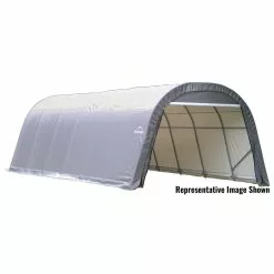 ShelterLogic ShelterCoat 13 X 28 Ft Garage Round Gray STD -ShelterLogic Sales 330737240 AlternateImage1